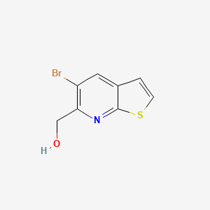 molecular formula C8H6BrNOS B584565 5-Bromothieno[2,3-b]pyridine-6-methanol CAS No. 1346600-55-2