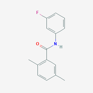 N-(3-fluorophenyl)-2,5-dimethylbenzamide