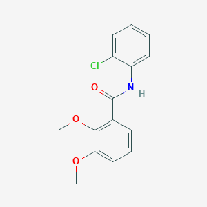 molecular formula C15H14ClNO3 B5845667 N-(2-chlorophenyl)-2,3-dimethoxybenzamide 
