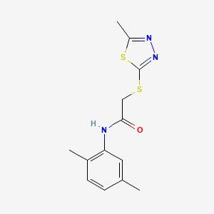 N-(2,5-dimethylphenyl)-2-[(5-methyl-1,3,4-thiadiazol-2-yl)thio]acetamide