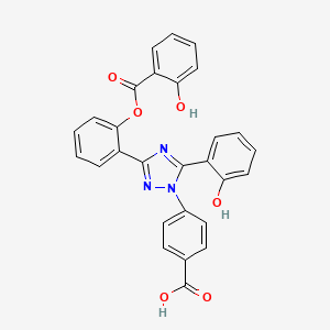 molecular formula C28H19N3O6 B584569 去铁胺水杨酸酯 CAS No. 1395346-28-7