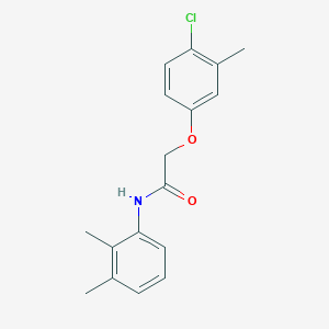 molecular formula C17H18ClNO2 B5845706 2-(4-chloro-3-methylphenoxy)-N-(2,3-dimethylphenyl)acetamide 