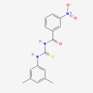 N-{[(3,5-dimethylphenyl)amino]carbonothioyl}-3-nitrobenzamide