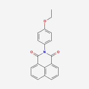 molecular formula C20H15NO3 B5845742 2-(4-ethoxyphenyl)-1H-benzo[de]isoquinoline-1,3(2H)-dione 