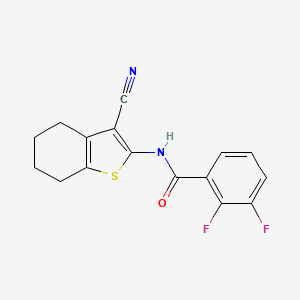 N-(3-cyano-4,5,6,7-tetrahydro-1-benzothien-2-yl)-2,3-difluorobenzamide