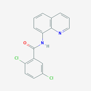 molecular formula C16H10Cl2N2O B5845822 2,5-dichloro-N-8-quinolinylbenzamide 