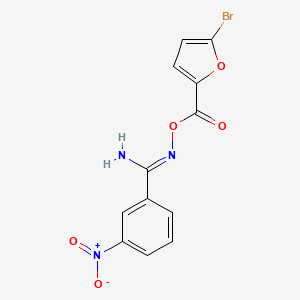 N'-[(5-bromo-2-furoyl)oxy]-3-nitrobenzenecarboximidamide