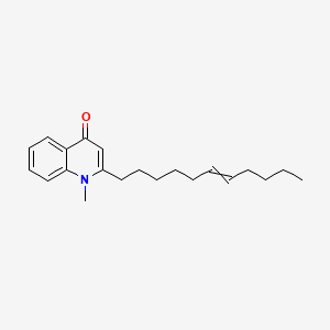 molecular formula C21H29NO B584592 1-méthyl-2-undéc-6-énylquinolin-4-one CAS No. 120693-49-4