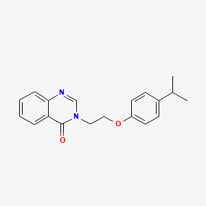 3-[2-(4-isopropylphenoxy)ethyl]-4(3H)-quinazolinone
