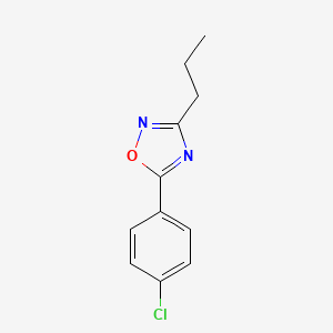 5-(4-chlorophenyl)-3-propyl-1,2,4-oxadiazole