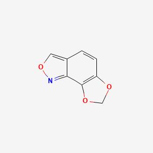 molecular formula C8H5NO3 B584602 7H-[1,3]Dioxolo[4,5-g][2,1]benzoxazole CAS No. 158683-18-2