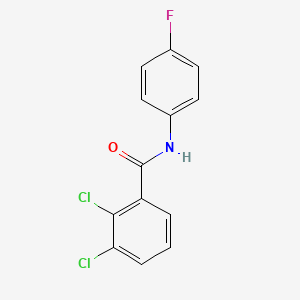 molecular formula C13H8Cl2FNO B5846043 2,3-dichloro-N-(4-fluorophenyl)benzamide 