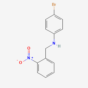 molecular formula C13H11BrN2O2 B5846079 (4-bromophenyl)(2-nitrobenzyl)amine 