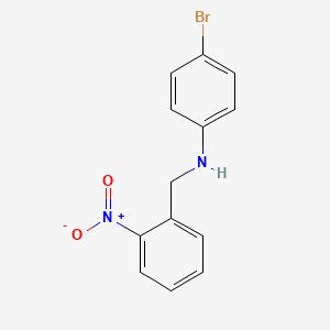 molecular formula C13H11BrN2O2 B5846079 4-bromo-N-(2-nitrobenzyl)aniline 