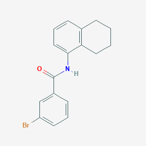 3-bromo-N-(5,6,7,8-tetrahydro-1-naphthalenyl)benzamide