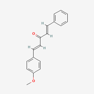 molecular formula C18H16O2 B5846186 1-(4-甲氧基苯基)-5-苯基-1,4-戊二烯-3-酮 