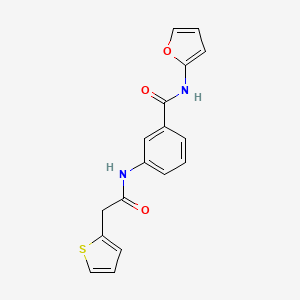 N-2-furyl-3-[(2-thienylacetyl)amino]benzamide
