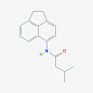 molecular formula C17H19NO B5846208 N-(1,2-dihydro-5-acenaphthylenyl)-3-methylbutanamide 
