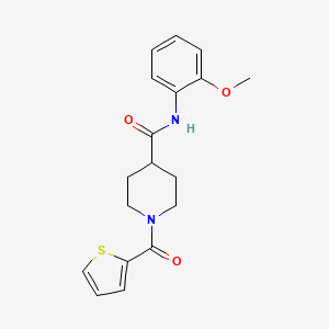 N-(2-methoxyphenyl)-1-(2-thienylcarbonyl)-4-piperidinecarboxamide