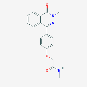 N-methyl-2-[4-(3-methyl-4-oxo-3,4-dihydro-1-phthalazinyl)phenoxy]acetamide