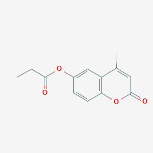 4-methyl-2-oxo-2H-chromen-6-yl propionate