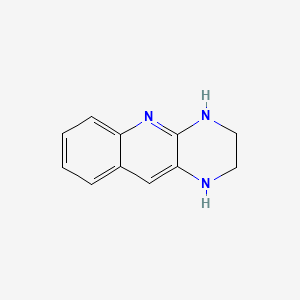 molecular formula C11H11N3 B584633 1,2,3,4-Tetrahydropyrazino[2,3-b]quinoline CAS No. 143102-05-0