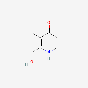 molecular formula C7H9NO2 B584634 4-ヒドロキシ-3-メチルピリジン-2-メタノール CAS No. 1797131-12-4