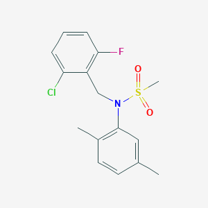 N-(2-chloro-6-fluorobenzyl)-N-(2,5-dimethylphenyl)methanesulfonamide