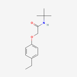 molecular formula C14H21NO2 B5846374 N-(tert-butyl)-2-(4-ethylphenoxy)acetamide 