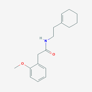 N-[2-(1-cyclohexen-1-yl)ethyl]-2-(2-methoxyphenyl)acetamide