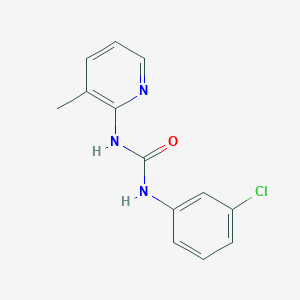 molecular formula C13H12ClN3O B5846394 N-(3-chlorophenyl)-N'-(3-methyl-2-pyridinyl)urea 