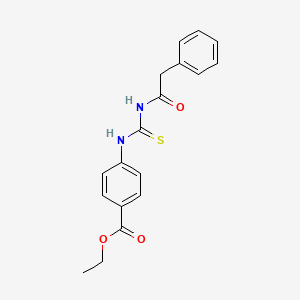 ethyl 4-({[(phenylacetyl)amino]carbonothioyl}amino)benzoate