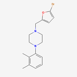 1-[(5-bromo-2-furyl)methyl]-4-(2,3-dimethylphenyl)piperazine