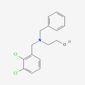 molecular formula C16H17Cl2NO B5846576 2-[benzyl(2,3-dichlorobenzyl)amino]ethanol 