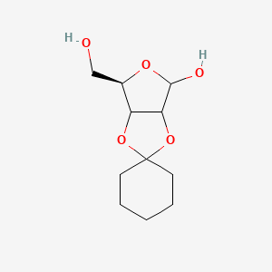 molecular formula C11H18O5 B584664 2,3-O-环己亚甲基-β-D-呋喃核糖 CAS No. 177414-91-4