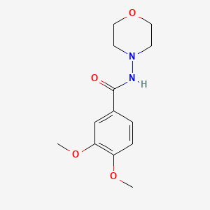 molecular formula C13H18N2O4 B5846678 3,4-dimethoxy-N-4-morpholinylbenzamide 