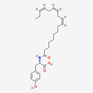 molecular formula C27H39NO4 B584669 n-(alpha-Linolenoyl) tyrosine CAS No. 259143-19-6