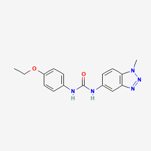 N-(4-ethoxyphenyl)-N'-(1-methyl-1H-1,2,3-benzotriazol-5-yl)urea