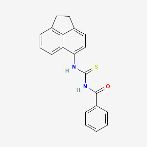 molecular formula C20H16N2OS B5846733 N-[(1,2-dihydro-5-acenaphthylenylamino)carbonothioyl]benzamide 