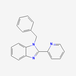 molecular formula C19H15N3 B5846754 1-苄基-2-(2-吡啶基)-1H-苯并咪唑 