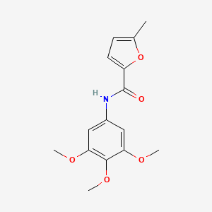 molecular formula C15H17NO5 B5846772 5-methyl-N-(3,4,5-trimethoxyphenyl)-2-furamide 