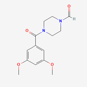 4-(3,5-dimethoxybenzoyl)-1-piperazinecarbaldehyde