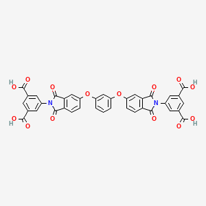 5,5'-{1,3-phenylenebis[oxy(1,3-dioxo-1,3-dihydro-2H-isoindole-5,2-diyl)]}diisophthalic acid