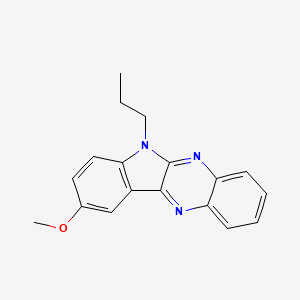 9-methoxy-6-propyl-6H-indolo[2,3-b]quinoxaline