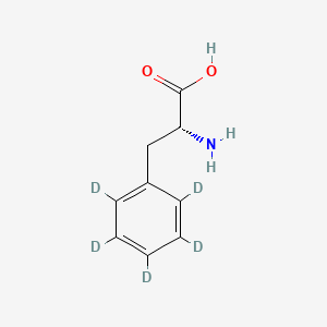 molecular formula C9H11NO2 B584682 D-Phenyl-D5-alanine CAS No. 362049-55-6