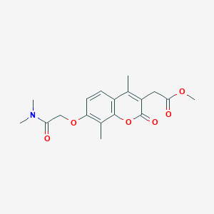 methyl {7-[2-(dimethylamino)-2-oxoethoxy]-4,8-dimethyl-2-oxo-2H-chromen-3-yl}acetate