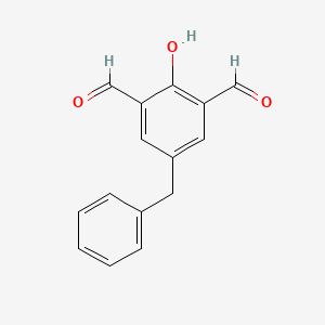 molecular formula C15H12O3 B5846826 5-benzyl-2-hydroxyisophthalaldehyde 