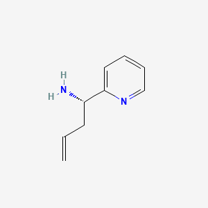 molecular formula C9H12N2 B584687 (S)-1-Pyridin-2-yl-but-3-enylamine CAS No. 145165-95-3