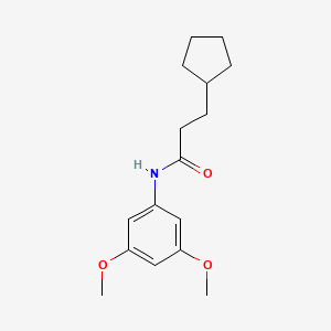3-cyclopentyl-N-(3,5-dimethoxyphenyl)propanamide