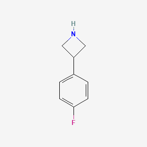 B584689 3-(4-Fluorophenyl)azetidine CAS No. 1203796-58-0